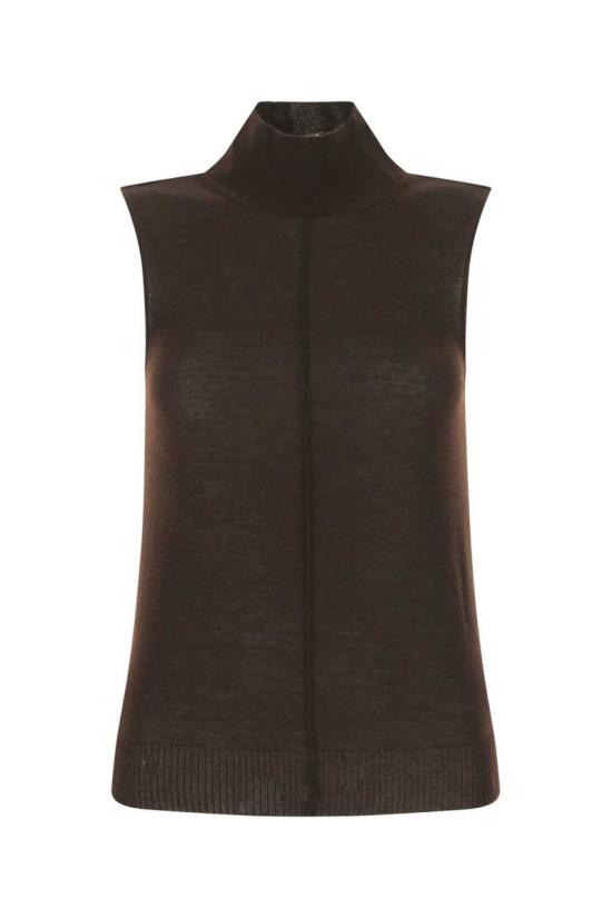  아미리 디스트레스 디테일 캐시미어 탑  PS22WKL022 BROWN