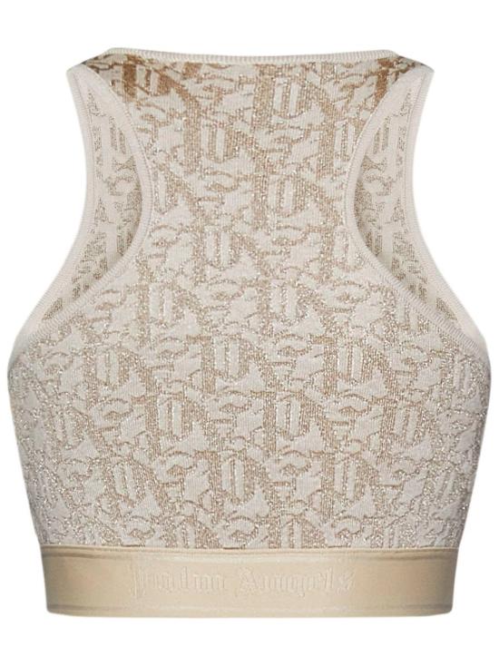  팜앤젤스 민소매 티셔츠 PWHT011R24KNI001 0361 OFFWHITEBEI - PALM ANGELS