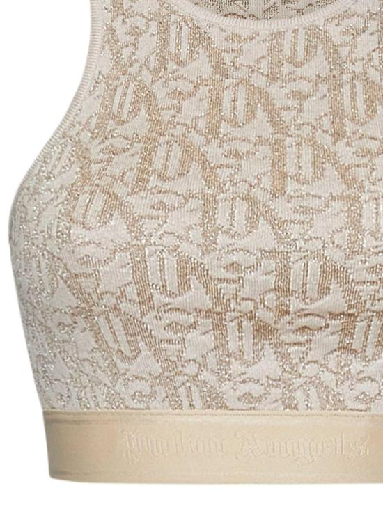  팜앤젤스 민소매 티셔츠 PWHT011R24KNI001 0361 OFFWHITEBEI - PALM ANGELS