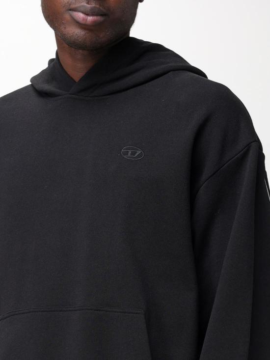  디젤 후드 티셔츠 A113040GYCJ 9XX Black - DIESEL