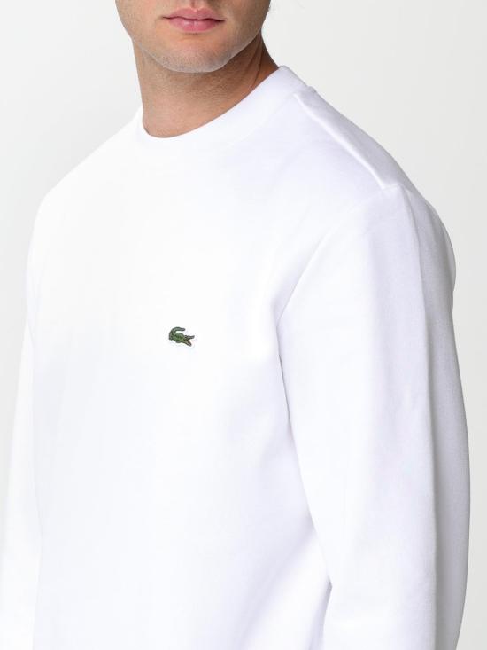 25FW 라코스테 긴팔 티셔츠 SH9608 01 White - LACOSTE