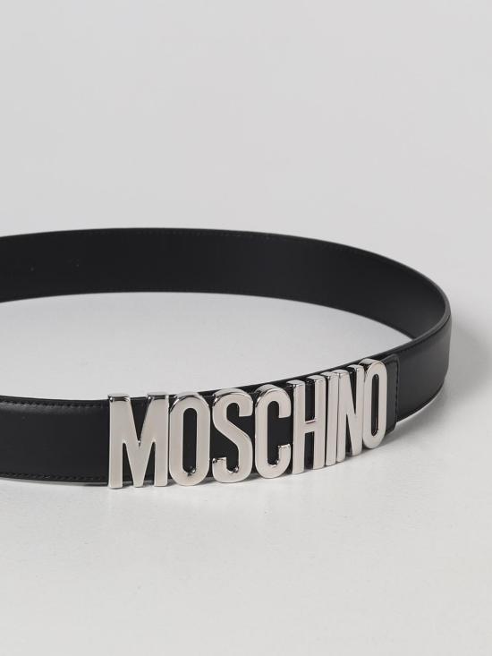 26SS 모스키노 레귤러 벨트 80078001 3555 Black 1 - MOSCHINO