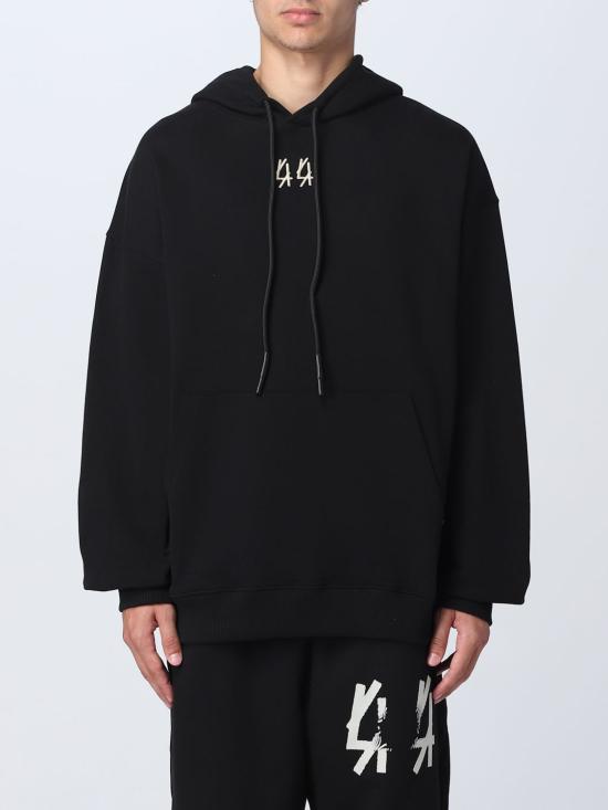 25FW 44레이블 후드 티셔츠 B0030277FA139 P274 Black