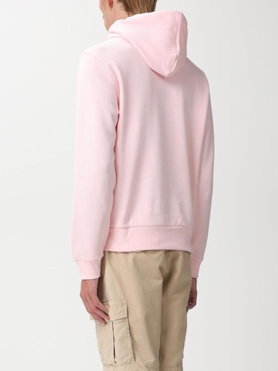25FW 라코스테 오가닉 코튼 후드 티셔츠  SH9623 T03 Pink - LACOSTE