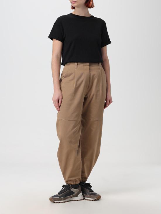 26SS 브루넬로 쿠치넬리 스파클링 캐시미어 실크 니트 티셔츠 M41810000 C101 Black - BRUNELLO CUCINELLI