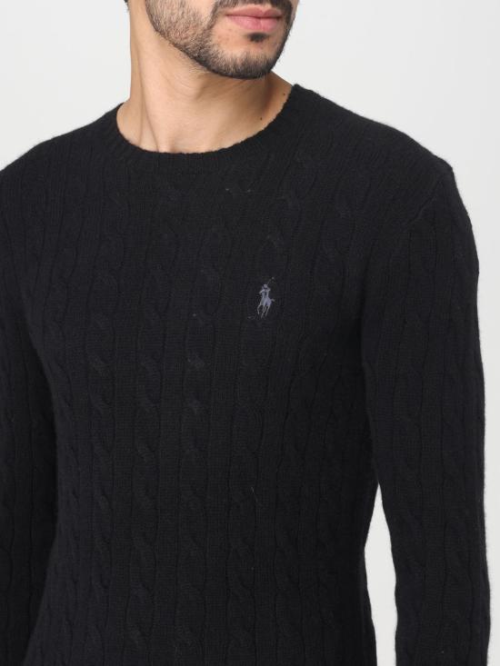 25FW 폴로 랄프로렌 스웨터 710876762 001 Black - POLO RALPH LAUREN