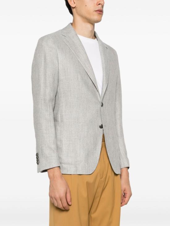  딸리아토레 수트 자켓 1SMC22K 850037 I1325 LIGHT BLUE BEIGE WHITE - TAGLIATORE