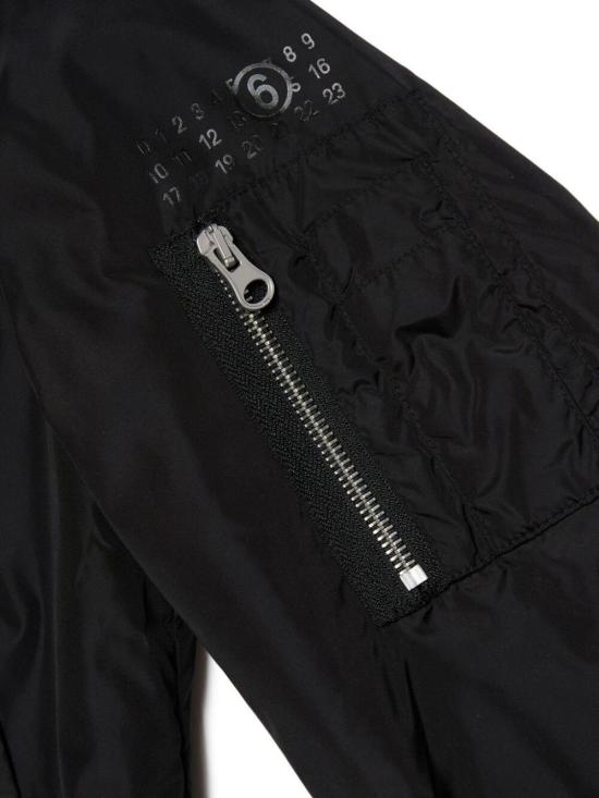  [키즈] MM6 메종마르지엘라 봄버 자켓 M60533 MM001 M6900 BLACK - MM6 MAISON MARGIELA