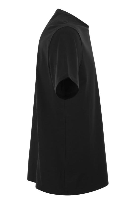 26FW 에르노 슈퍼파인 코튼 스트레치 티셔츠 JG000174U52003 9300 BLACK - HERNO