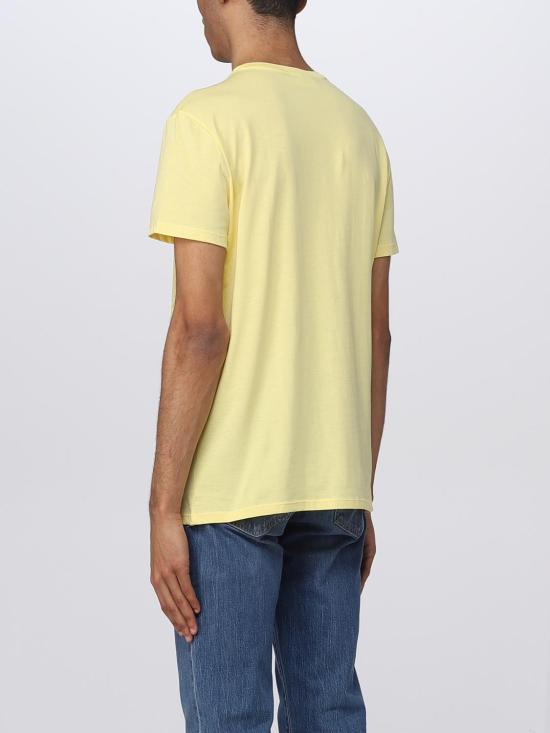 25FW 라코스테 피마 코튼 저지 크루넥 티셔츠 TH6709 107 Yellow - LACOSTE