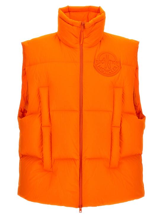 몽클레어 지니어스 / 남성 록 네이션 바이 제이지 패딩 베스트 1A00005M3381328 Orange BPG - MONCLER