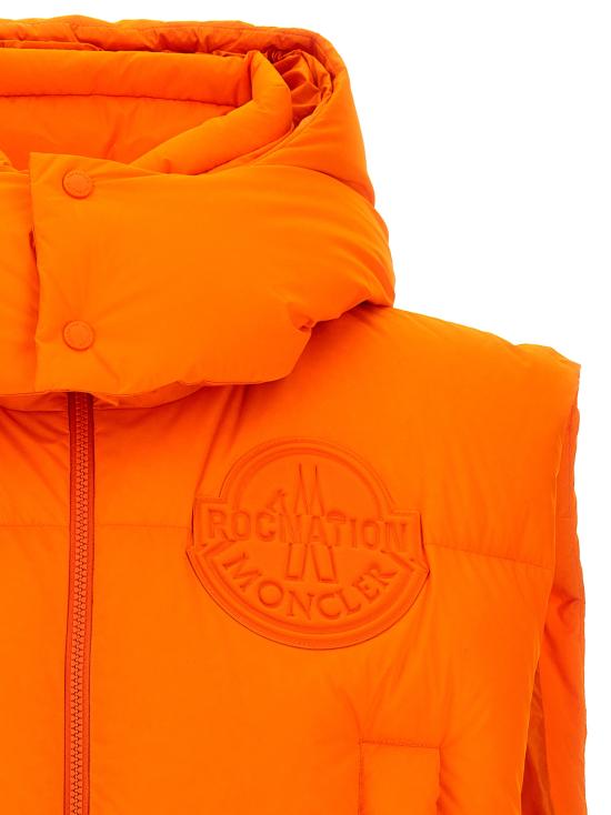  몽클레어 지니어스 / 남성 록 네이션 바이 제이지 패딩 베스트 1A00005M3381328 Orange BPG - MONCLER