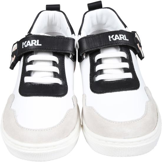  [키즈] 칼라거펠트 스니커즈 Z30015 09B WHITE - KARL LAGERFELD