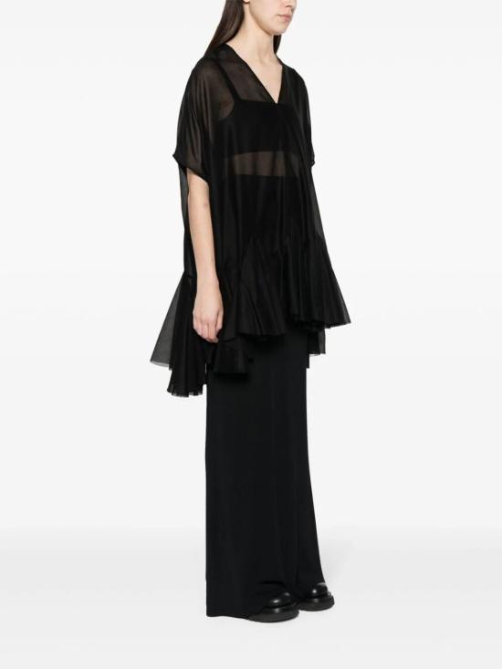  릭 오웬스 미디 미디 원피스 RP01D2572 BLACK - RICK OWENS