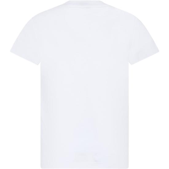 25FW [키즈] 디스퀘어드2 티셔츠 DQ1832 D0A4C D2T971U DQ100 WHITE - DSQUARED2