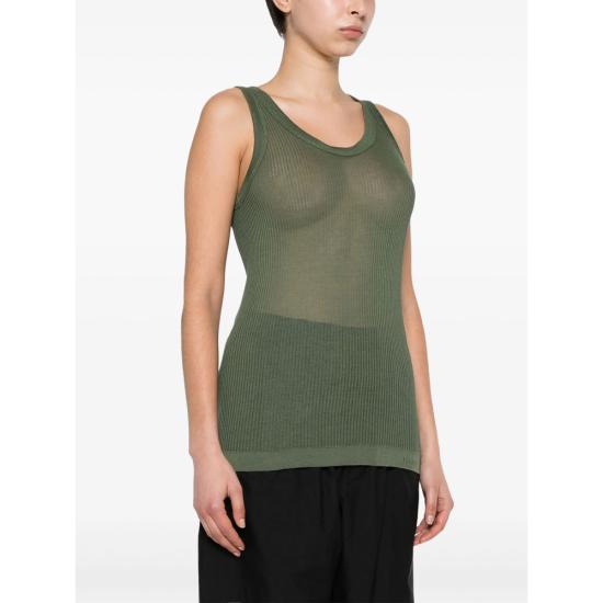  르메르 민소매 티셔츠 TO1156 LK1017 GR627 GREEN - LEMAIRE