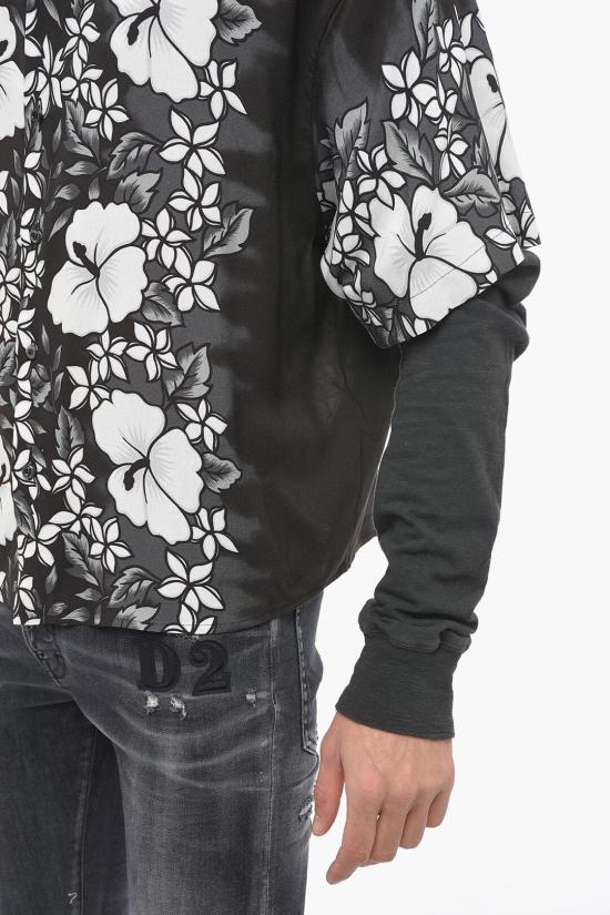  디스퀘어드2 반팔 셔츠 S74DM0677 S76641 001S Gray - DSQUARED2