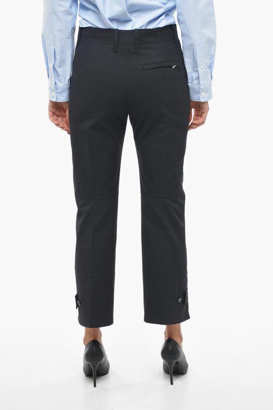  보테가베네타 스트레이트 스트레이트 팬츠 730015V2L00 4246 Blue - BOTTEGA VENETA