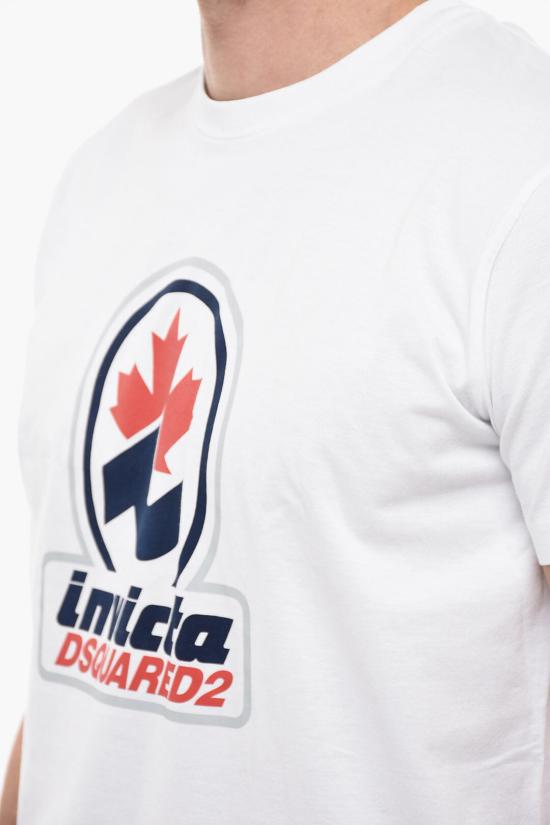  디스퀘어드2 반팔 티셔츠 S71GD1222 S22427 100 White - DSQUARED2