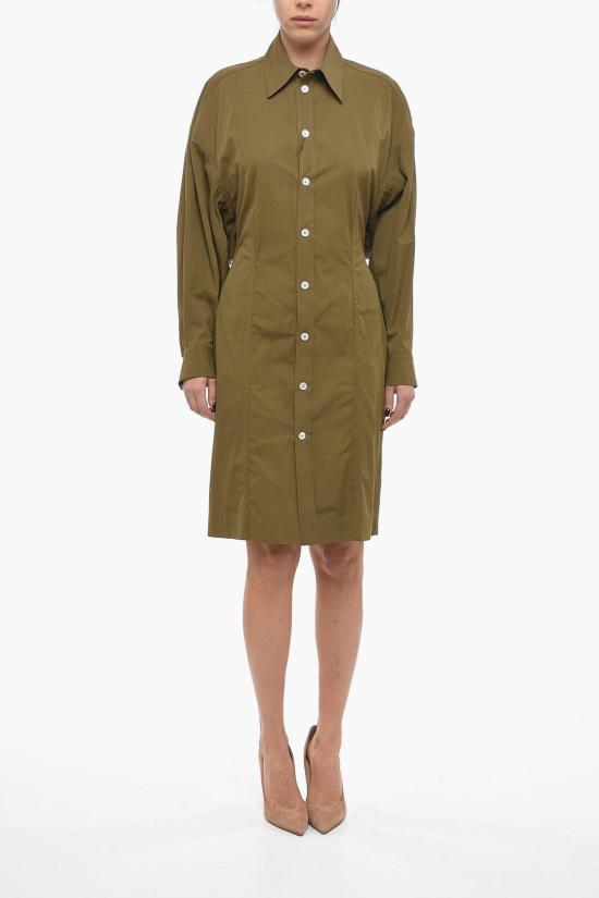  보테가베네타 미디 원피스 725635VA5Y0 9523 Brown