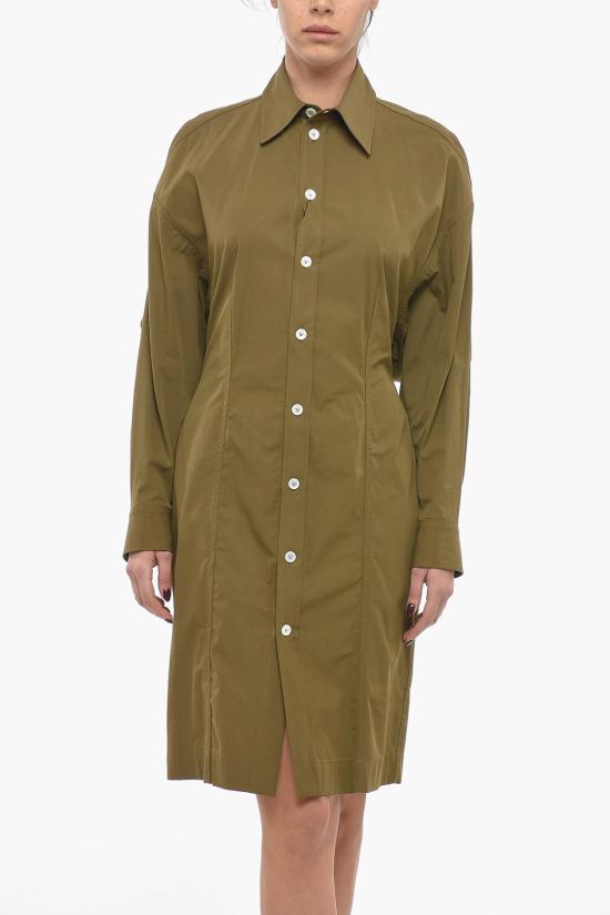  보테가베네타 미디 원피스 725635VA5Y0 9523 Brown - BOTTEGA VENETA