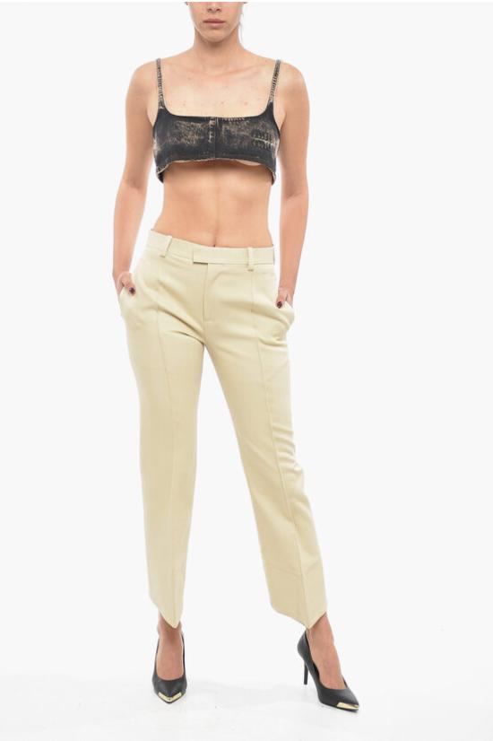  보테가베네타 스트레이트 팬츠 736981V30J0 9016 Beige - BOTTEGA VENETA