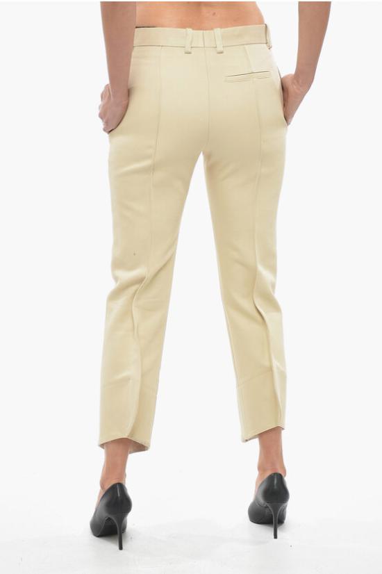  보테가베네타 스트레이트 팬츠 736981V30J0 9016 Beige - BOTTEGA VENETA