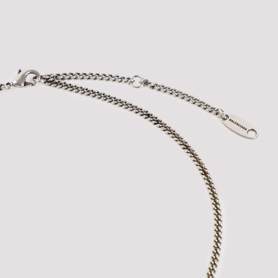 26FW 발렌시아가 BB 아이콘 네크리스 696223TZ99I 0911 METALLIC - BALENCIAGA