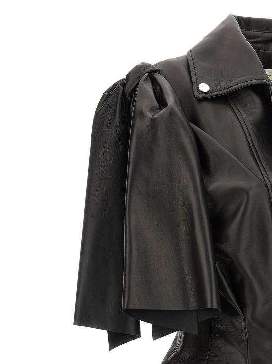  알렉산더 맥퀸 가죽 자켓 780912Q5ALT1000 Black - ALEXANDER MCQUEEN