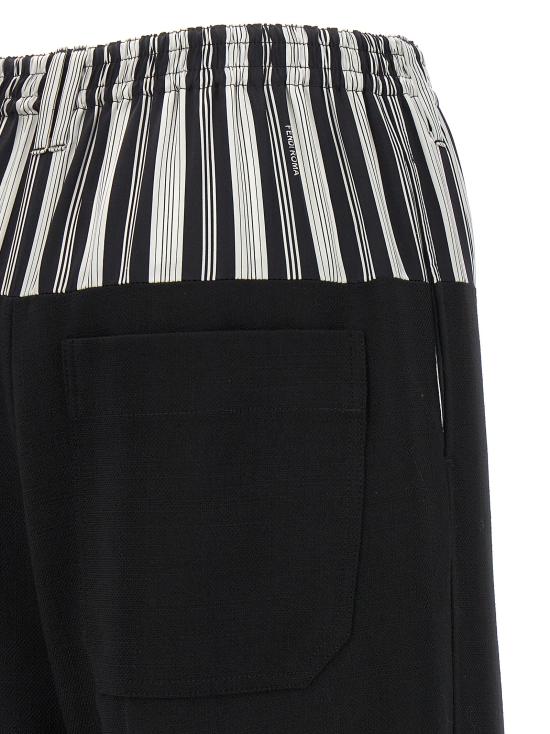  펜디 스트레이트 스트레이트 팬츠 FR6535AWZBF0GME Black - FENDI