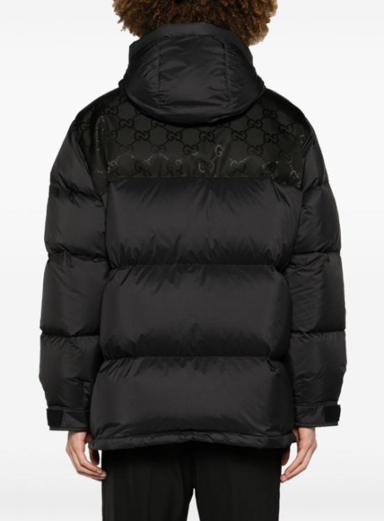  구찌 / 남성 블랙 나일론 다운 자켓 762558 Z8BNG1000 BPG - GUCCI