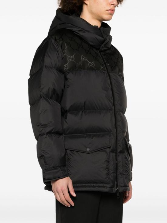  구찌 / 남성 블랙 나일론 다운 자켓 762558 Z8BNG1000 BPG - GUCCI