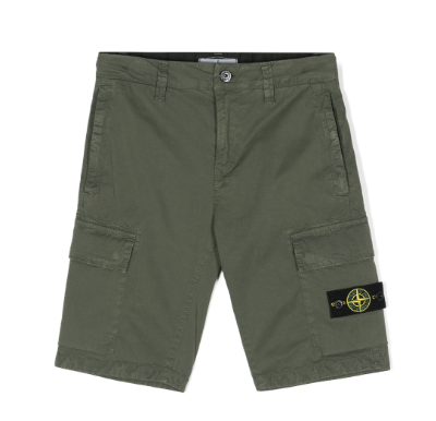  [키즈] 스톤 아일랜드 쇼츠/버뮤다 8016L0210 V0158 Green - STONE ISLAND