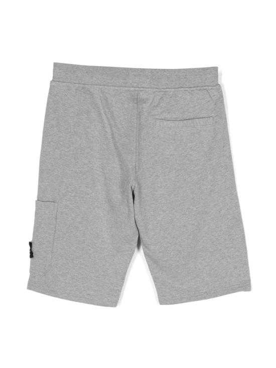  [키즈] 스톤 아일랜드 쇼츠/버뮤다 801661840 V0M64 Melange grey - STONE ISLAND