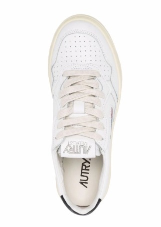  오트리 메달리스트 로우 스니커즈 AULW LL22WHITE BLACK - AUTRY