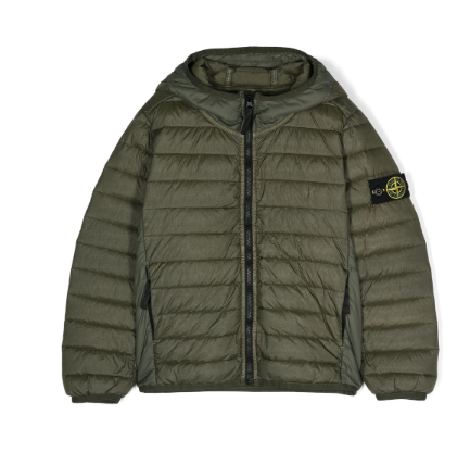 24FW [키즈] 스톤 아일랜드 캐주얼 자켓 801640624 V0058 Green - STONE ISLAND