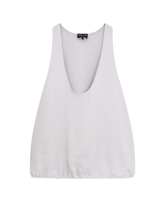 24SS 조르지오 아르마니 민소매 티셔츠 4SHCC09BT04SJ U82U Grey