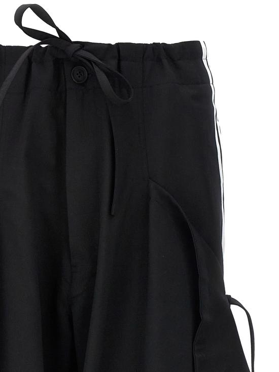  와이쓰리 / 여성 스트라입스 팬츠 IN4374BLACK Black BPG - Y-3