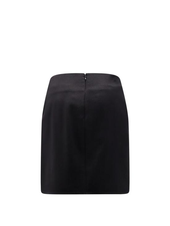  오프화이트 숏 스커트 OWCU009S24FAB001 1000 Black - OFF WHITE