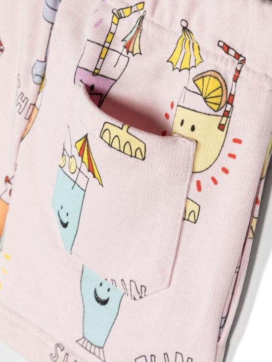  [키즈] 스텔라 맥카트니 쇼츠/버뮤다 TU6C59 Z1632 50HMC PINK MULTICOLOR - STELLA MCCARTNEY