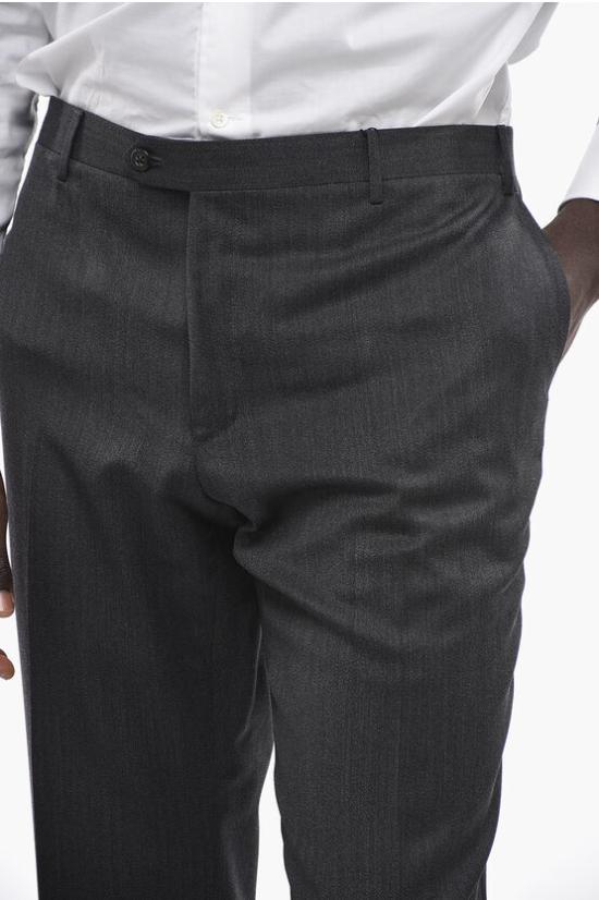  꼬르넬리아니 수트 팬츠 845264 9988240 022 Gray - CORNELIANI