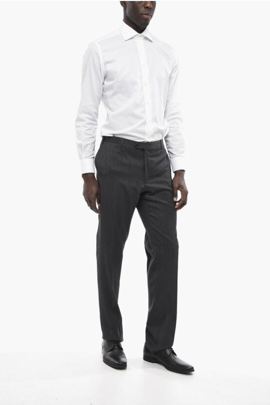  꼬르넬리아니 수트 팬츠 845264 9988240 022 Gray - CORNELIANI