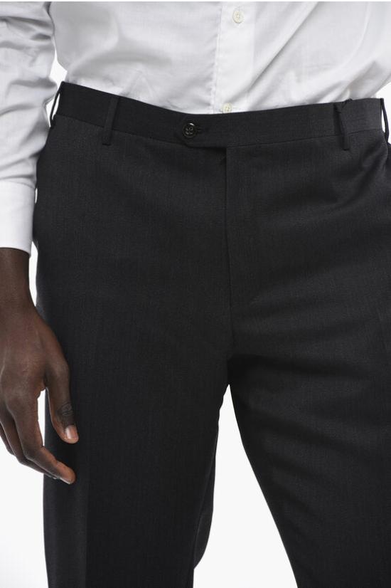  꼬르넬리아니 수트 팬츠 845264 9988240 021 Gray - CORNELIANI