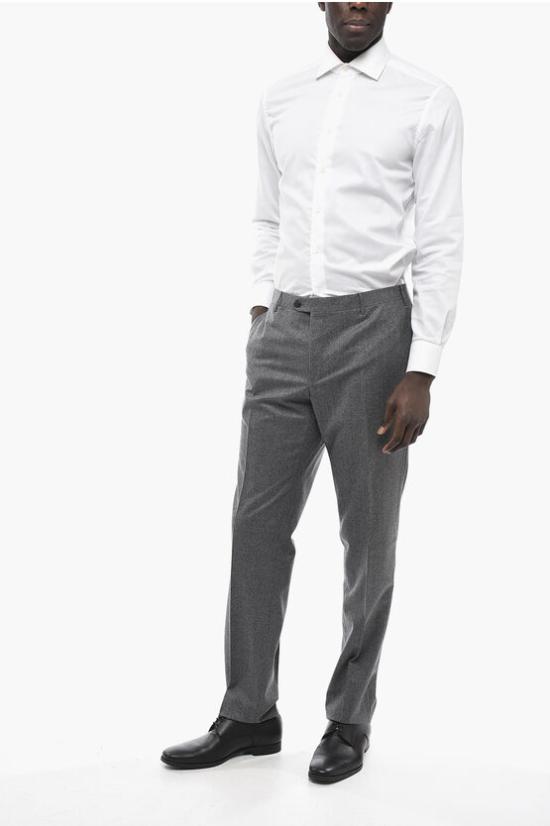  꼬르넬리아니 수트 팬츠 845264 9818111 016 Gray - CORNELIANI