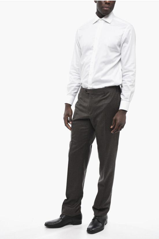  꼬르넬리아니 수트 팬츠 845264 9988111 065 Brown - CORNELIANI