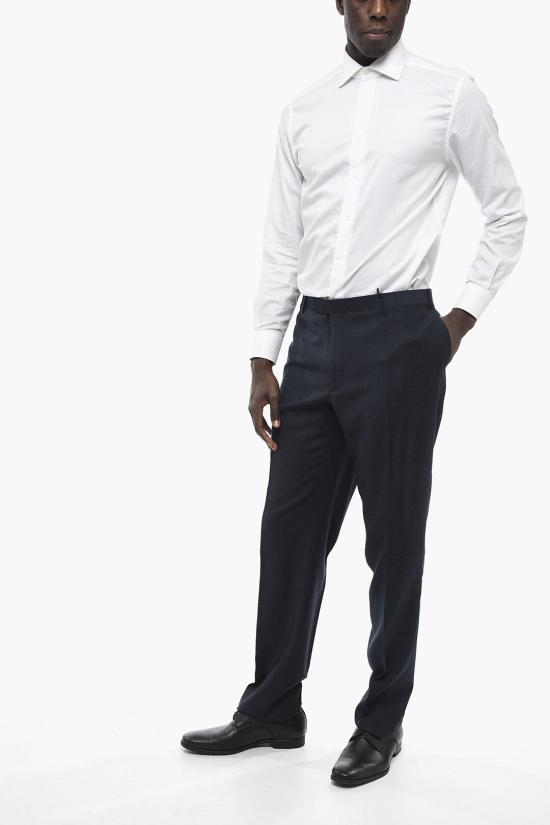  꼬르넬리아니 수트 팬츠 845R05 9987257 004 Blue - CORNELIANI