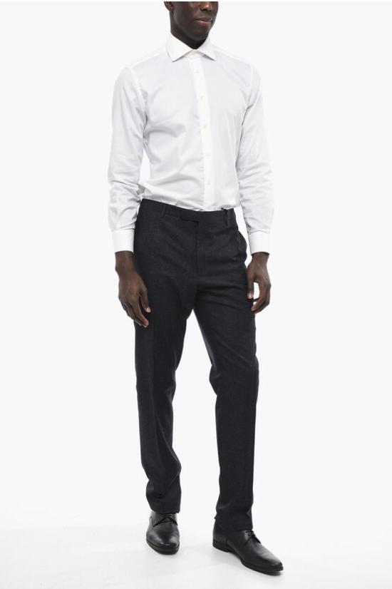  꼬르넬리아니 수트 팬츠 845R05 9987302 001 Blue - CORNELIANI