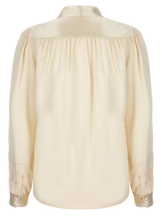  생로랑 블라우스 650235Y001W9601 White - SAINT LAURENT