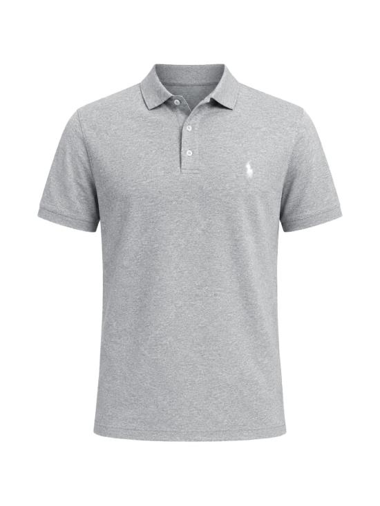  랄프 로렌 폴로 티셔츠 710933390004 STEEL HEATHER - RALPH LAUREN