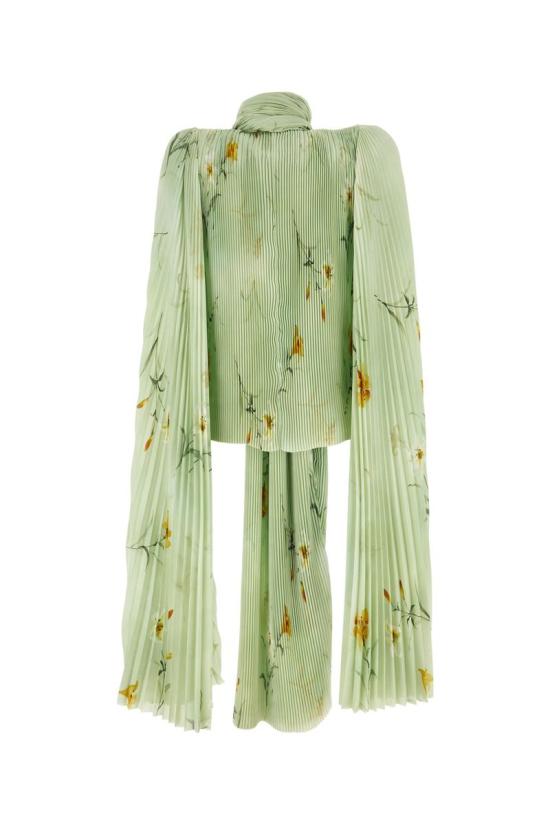  발렌시아가 블라우스 768704TPL32 3001 GREEN - BALENCIAGA